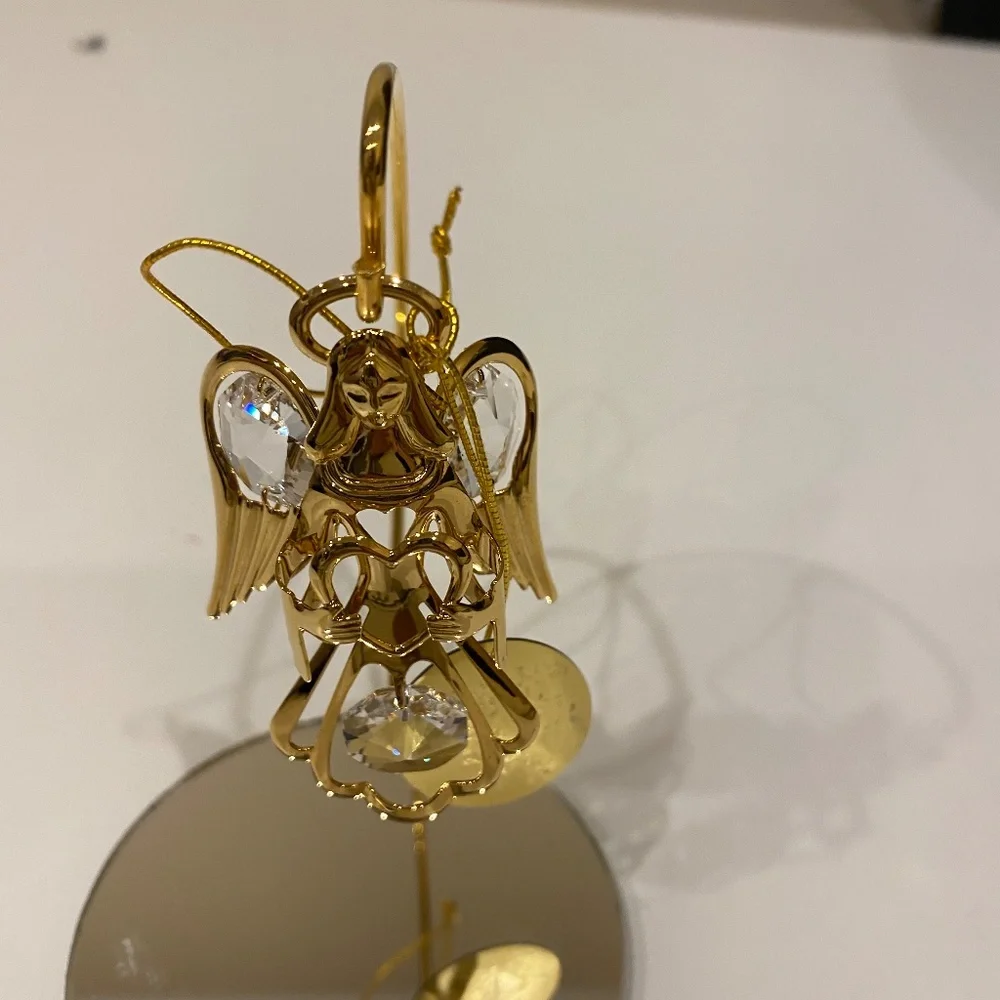 gold angel ornament